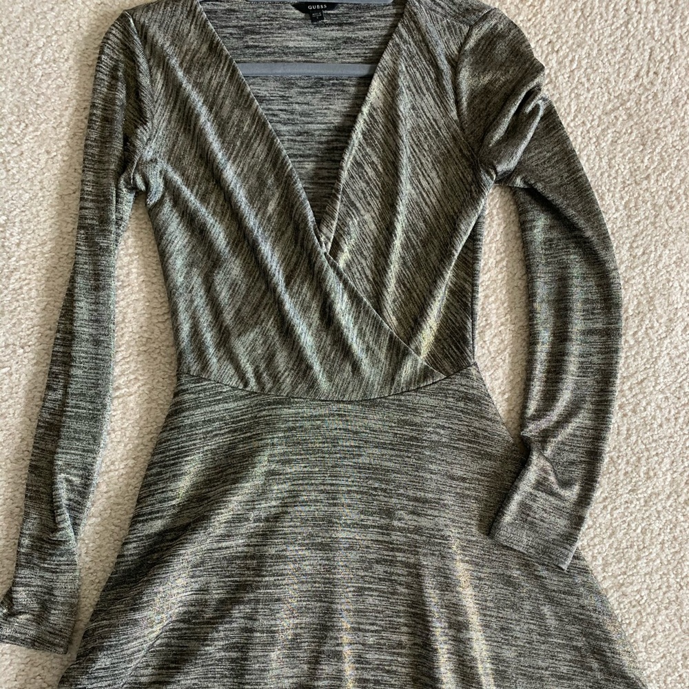 GUESS brand mini dress with long sleeves